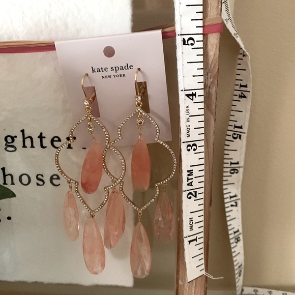 **NEW** Kate Spade large elegant chandelier earrings - Picture 2 of 3